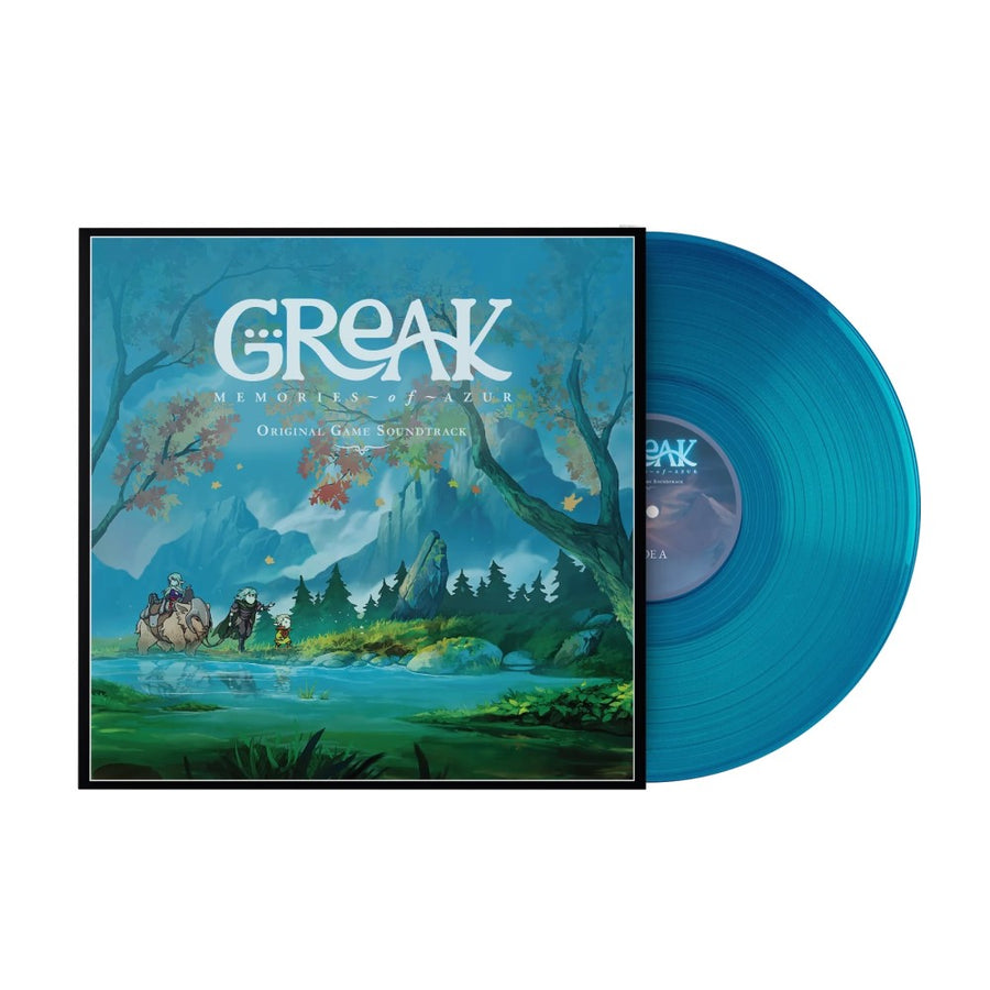 Greak Memories of Azur Original Game Soundtrack Exclusive Limited Edition Sea Blue Color Vinyl LP Record