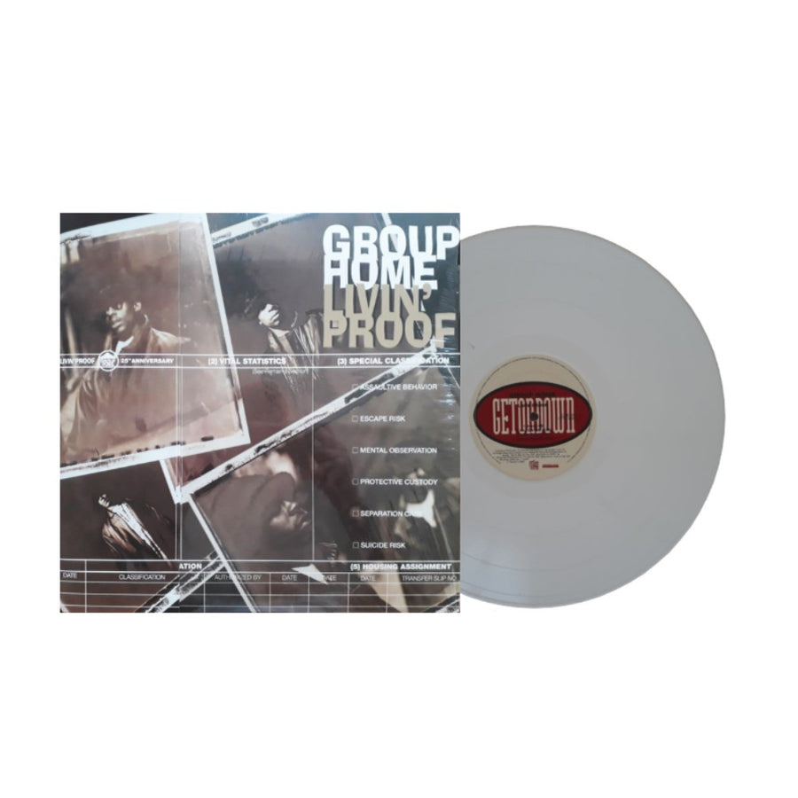 Group Home ‎- Livin' Proof 25th anniversary Exclusive Limited White Color Vinyl 2x LP
