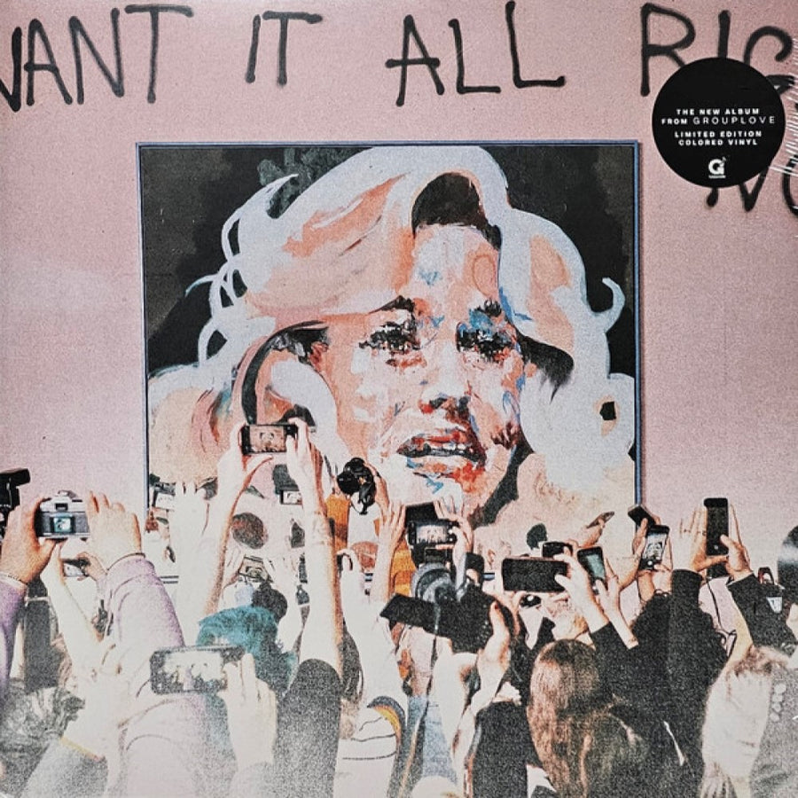 Grouplove - I Want It All Right Now Exclusive Limited Edition Elecrtric Smoke Color Vinyl LP Record
