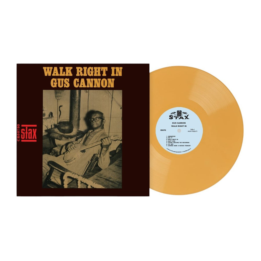 Gus Cannon - Walk Right In Exclusive Club Edition ROTM Yellow Color Vinyl LP