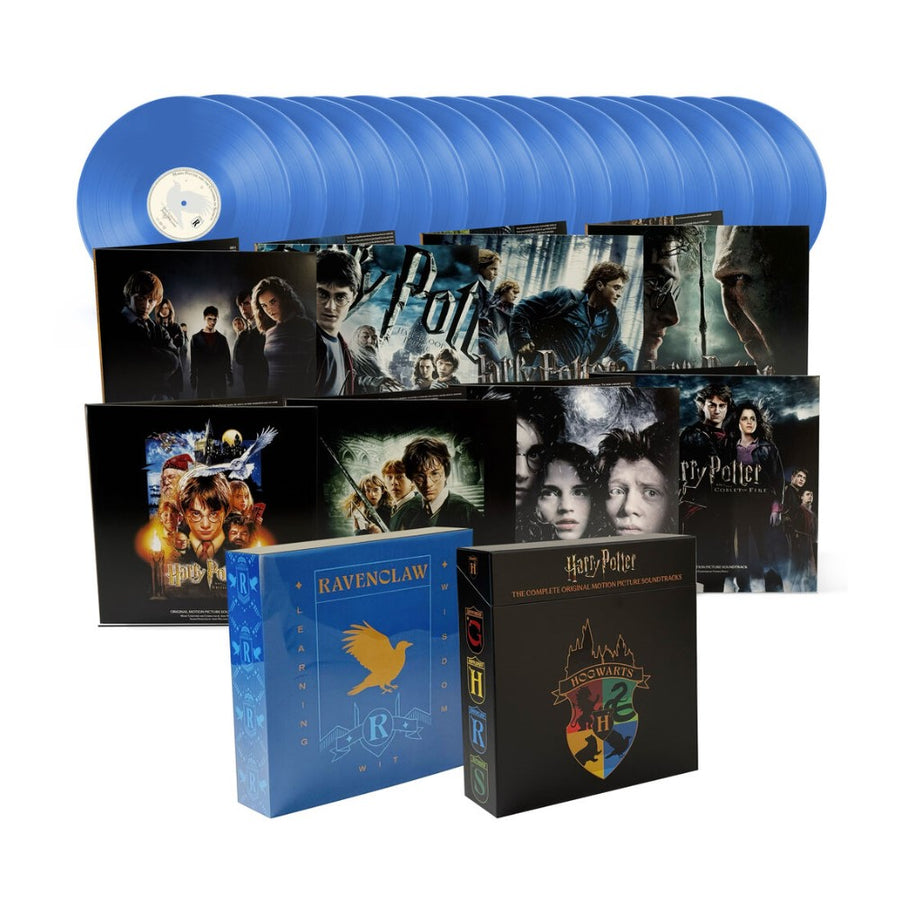 Harry Potter: The Complete Original Motion Picture Soundtracks I-VII (Ravenclaw) Exclusive Limited Blue Color Vinyl 16x LP BoxSet