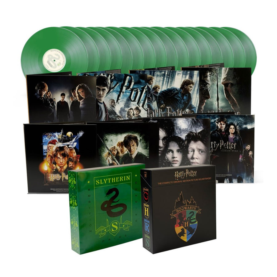 Harry Potter: The Complete Original Motion Picture Soundtracks I-VII (Slytherin) Exclusive Limited Green Color Vinyl 16x LP BoxSet