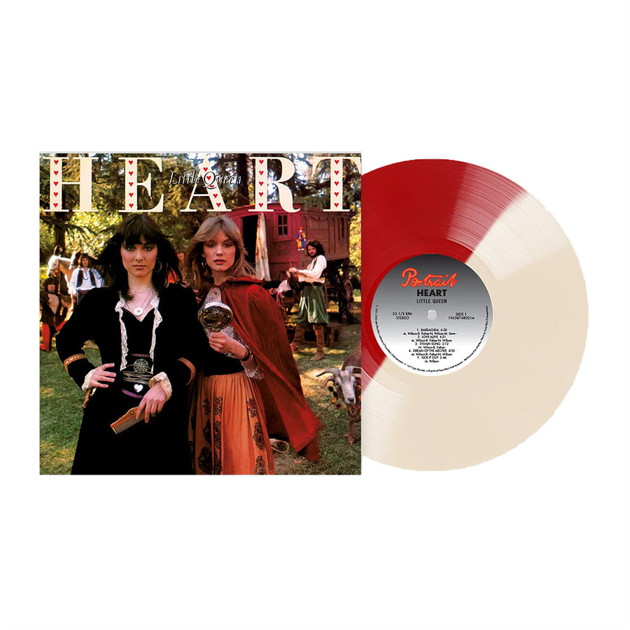 Heart - Little Queen Exclusive Club Edition ROTM Red/Cream Split Color Vinyl LP
