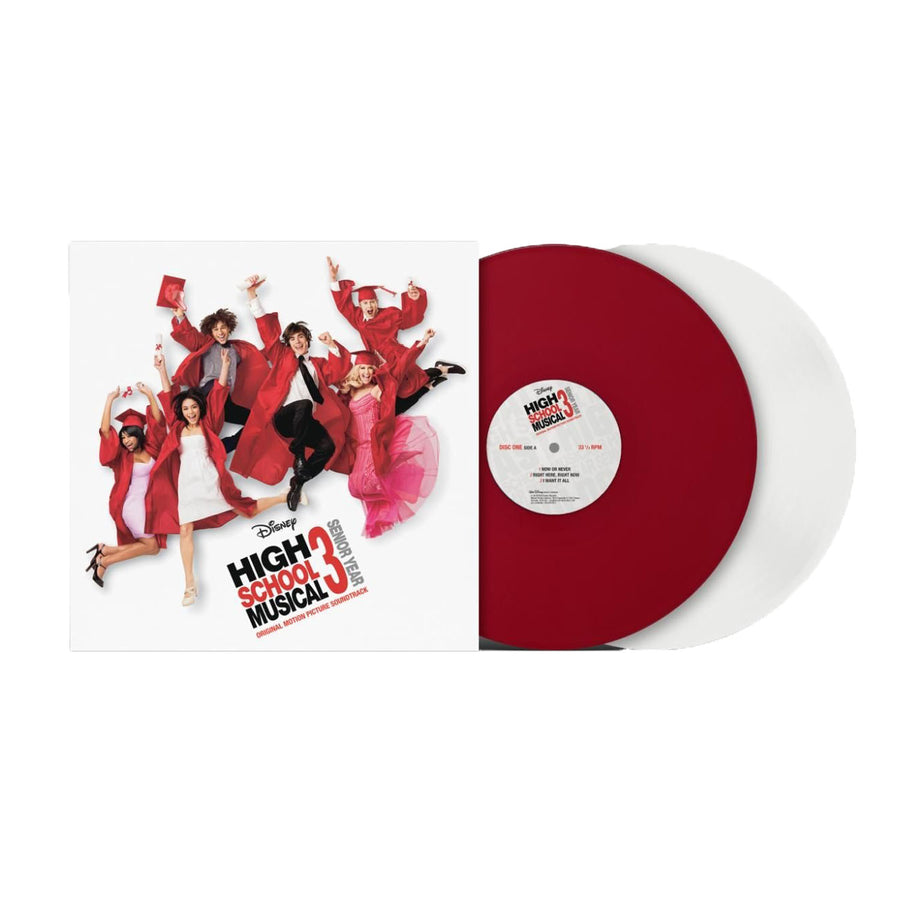 High School Musical 3 Original Soundtrack Limited Edition Red and White Vinyl 2LP