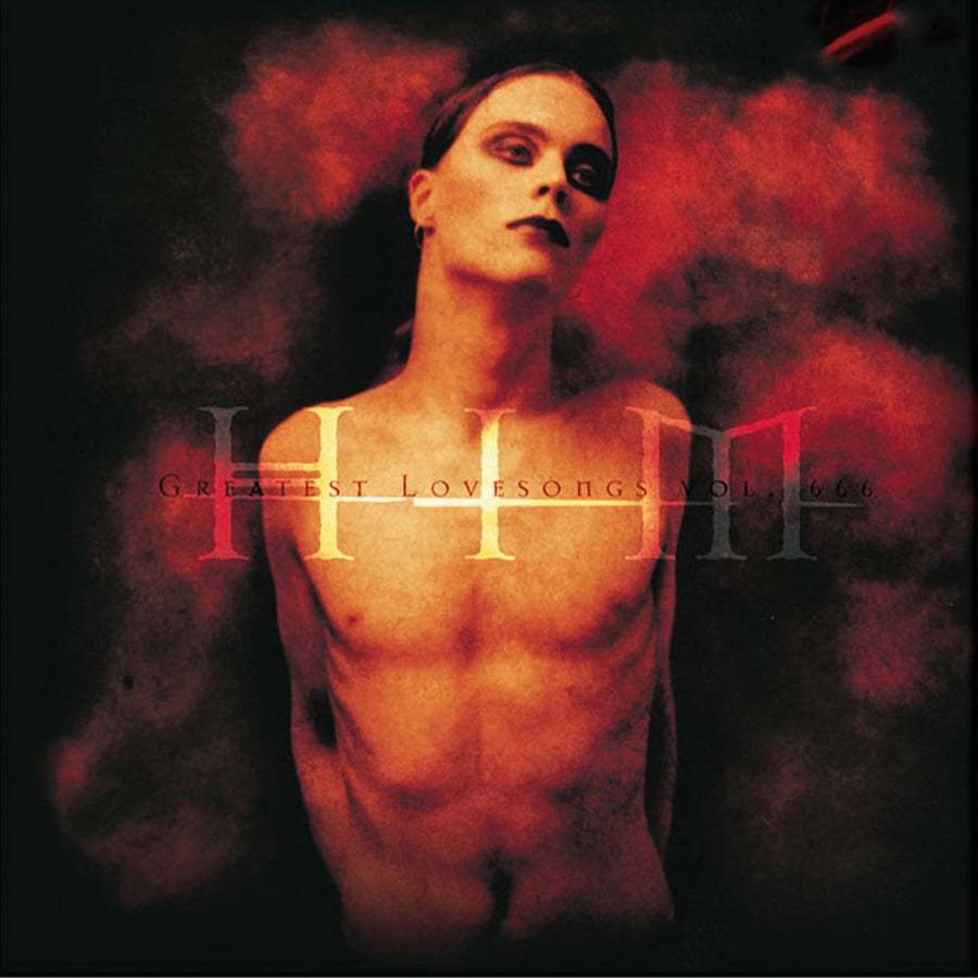 HIM - Greatest Lovesongs Vol. 666 Exclusive Red/Black Splatter Color Vinyl LP Limited Edition #500 Copies