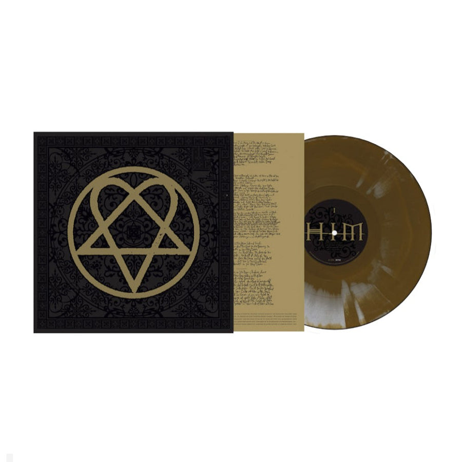 HIM - Love Metal Exclusive Gold & White Color Vinyl LP Limited Edition #500 Copies