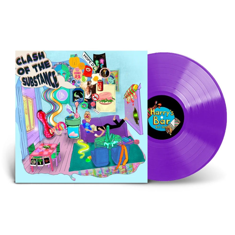 Hope D - Clash of The Substance Exclusive Limited Teal Purple Color Vinyl LP