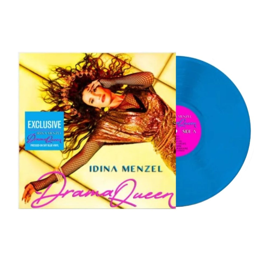 Idina Menzel - Drama Queen Exclusive Limited Edition Clear Blue Color Vinyl LP Record