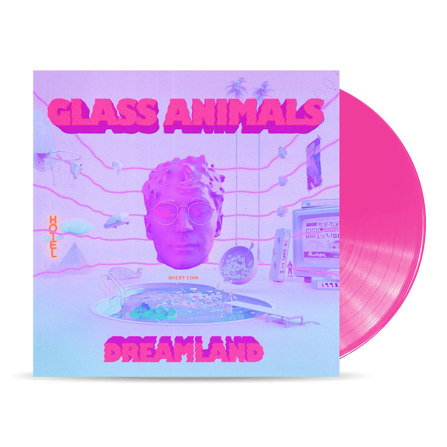 Glass Animals - Dreamland Exclusive Limited Edition Pink Edge Glow Color Vinyl LP Record