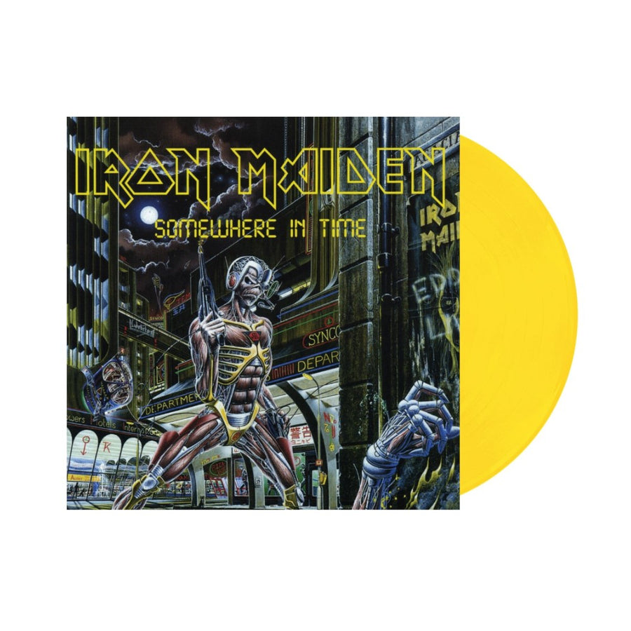 Iron Maiden - Somewhere In Time Exclusive Limited Canary Yellow Color Vinyl LP