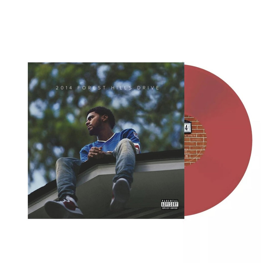 J. Cole - 2014 Forest Hills Drive 10 Year Anniversary Exclusive Limited Red Color Vinyl LP