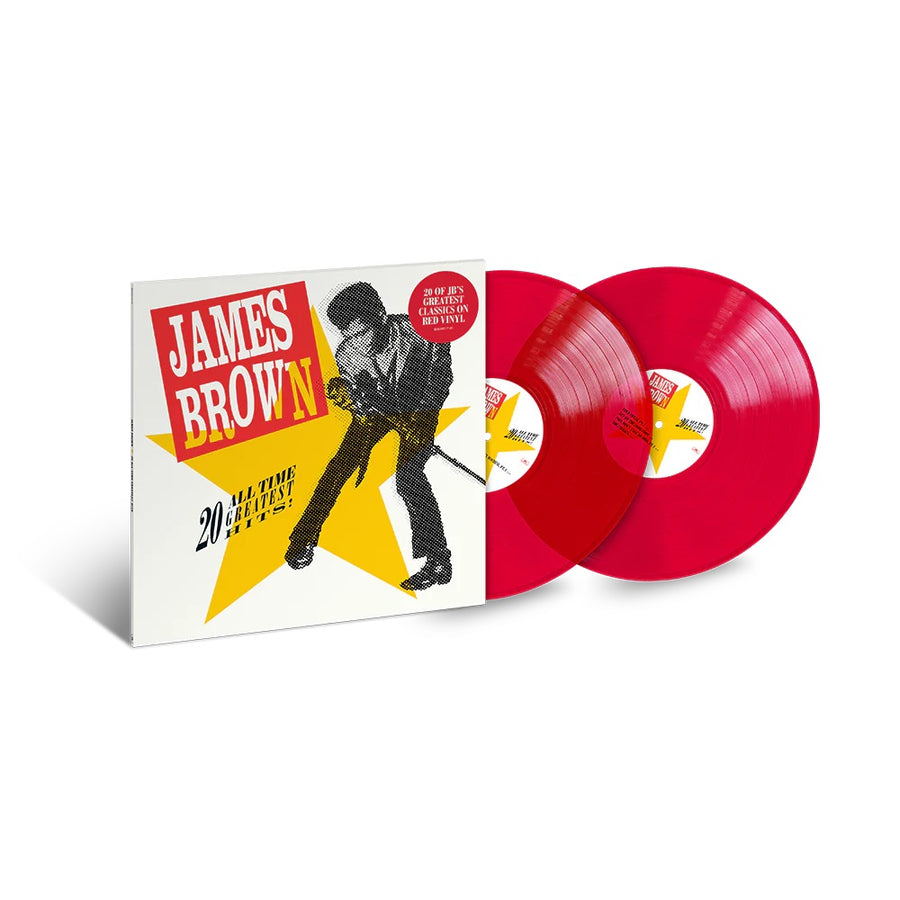 James Brown - 20 All Time Greatest Hits Exclusive Limited Red Color Vinyl 2x LP