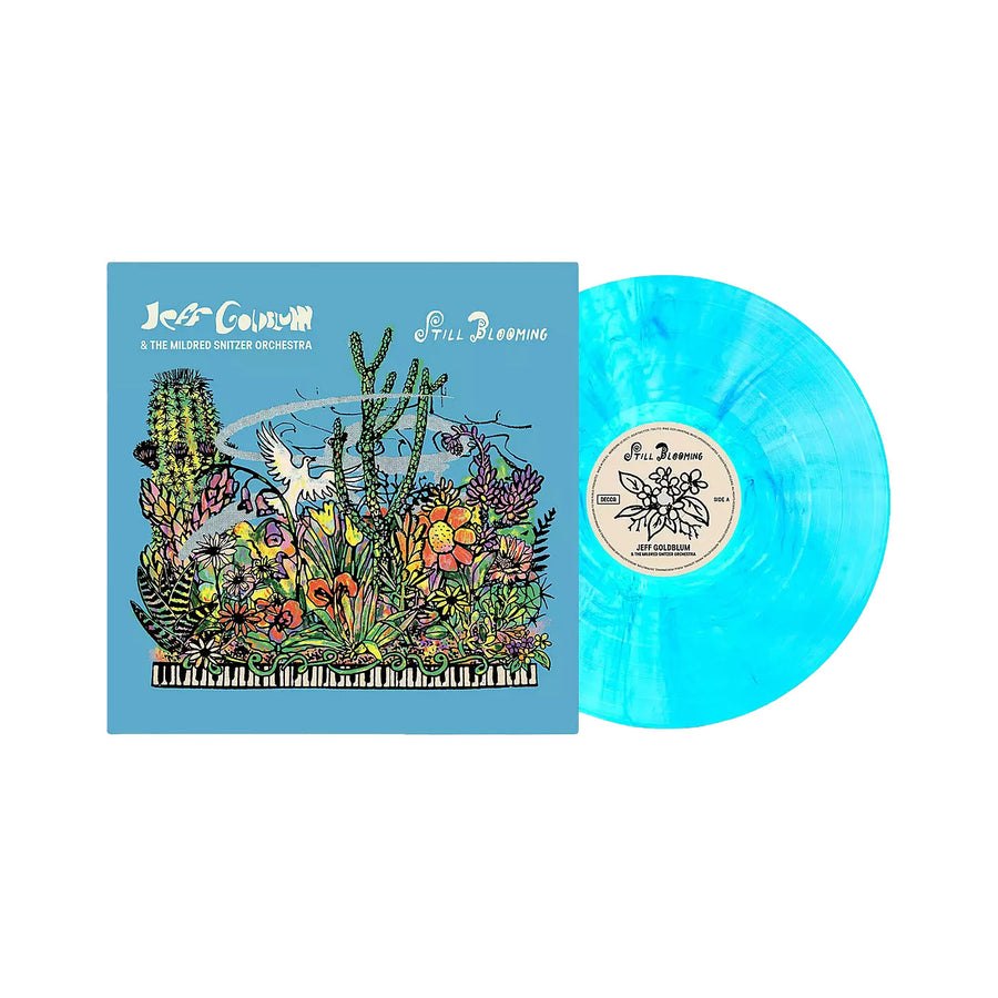 Jeff Goldblum & The Mildred Snitzer Orchestra Still Blooming Limited Blue Lagoon Color Vinyl LP