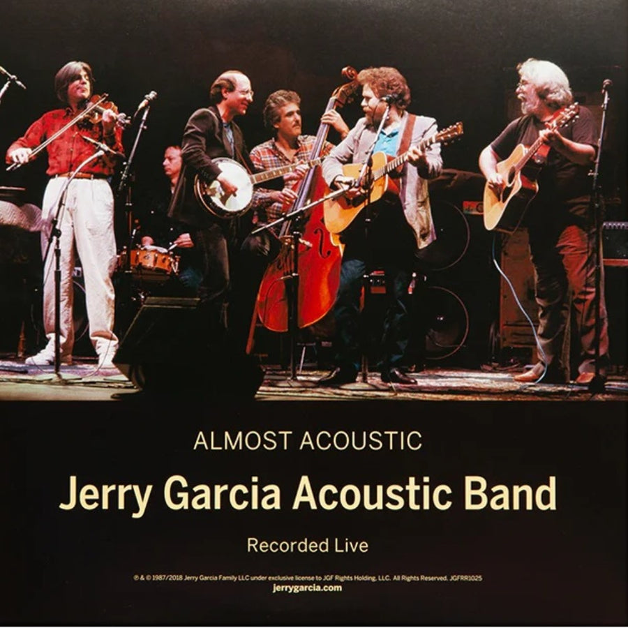 Jerry Garcia Acoustic Band - Almost Acoustic Exclusive Limited Vellum Clear Color Vinyl 2x LP