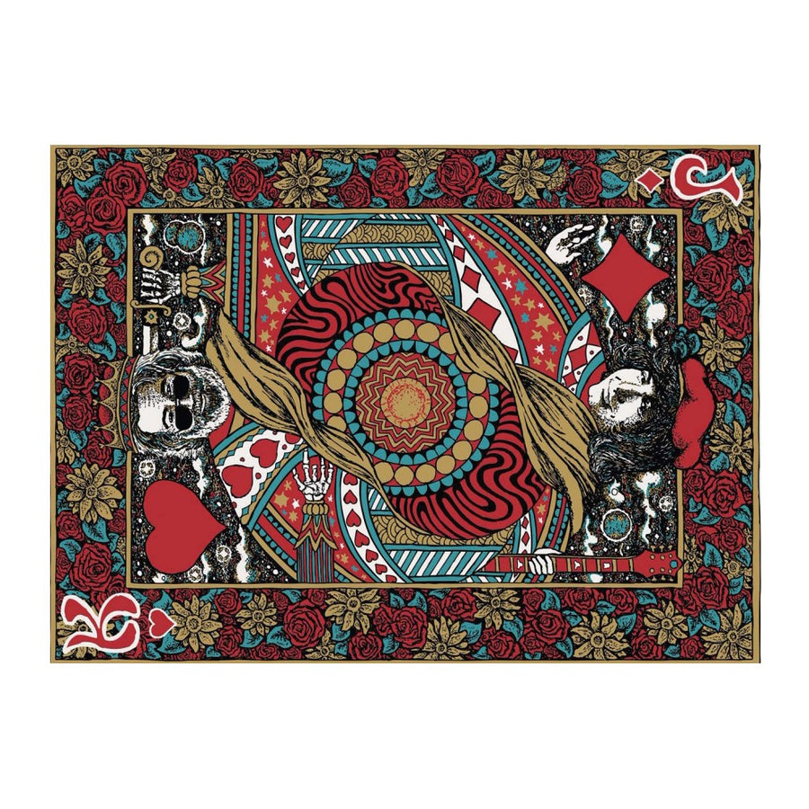 Jerry Garcia - Might As Well A Round Records Retrospective Exclusive Limited Edition Rose Red/Blue Bay Color Vinyl 2x LP Record