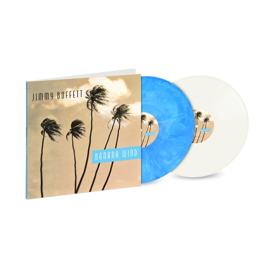 Jimmy Buffett - Banana Wind Exclusive Limited Light Sky Blue/Marshmallow White Color Vinyl 2x LP