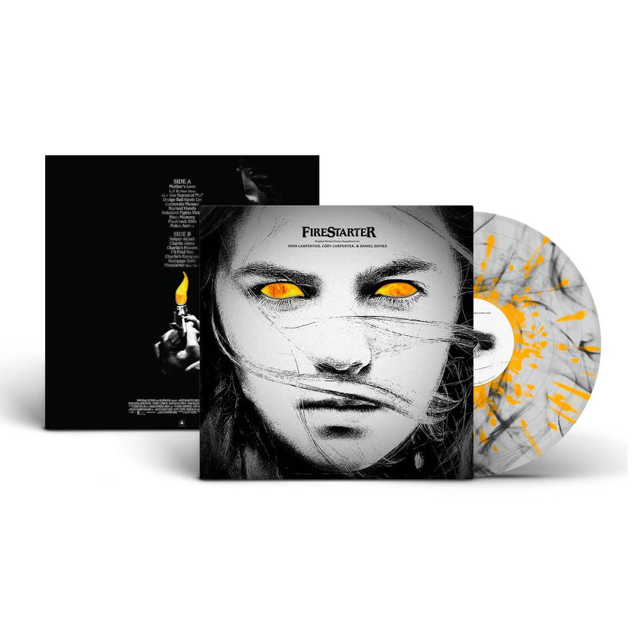 John Carpenter - Firestarter OST Exclusive Limited Black Smoke/Orange Splatter Color Vinyl LP