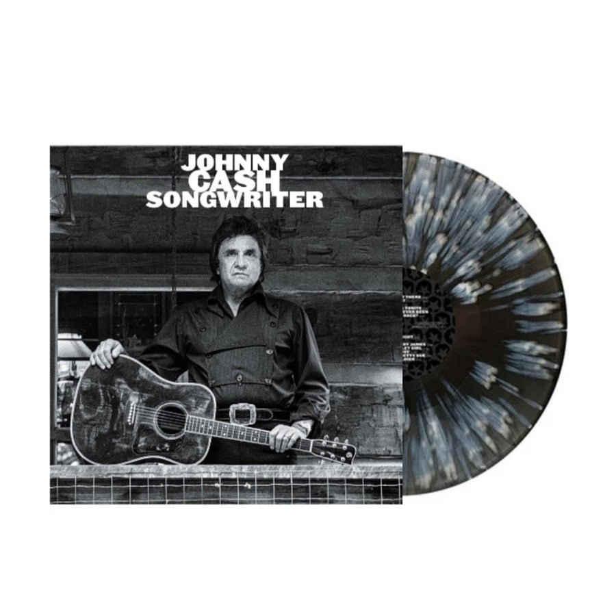 Johnny Cash - Songwriter Exclusive Limited Translucent Black Ice/Bone Splatter Color Vinyl - Country LP
