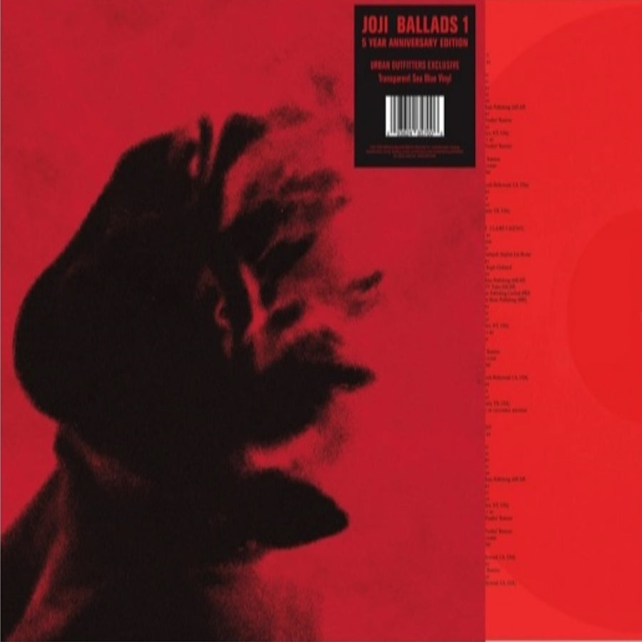 Joji - Ballads 1 (5-Year Anniversary) Exclusive Limited Edition Translucent Sea Blue Color Vinyl LP Record