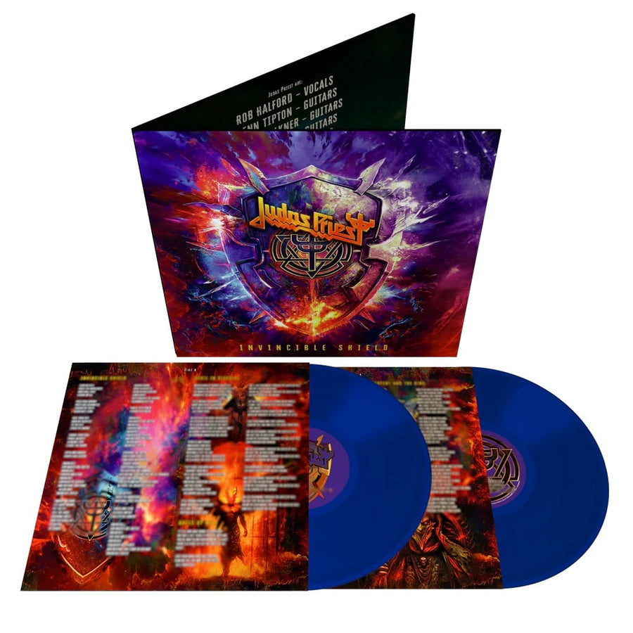 Judas Priest - Invincible Shield Exclusive Limited Blue Color Vinyl 2x LP