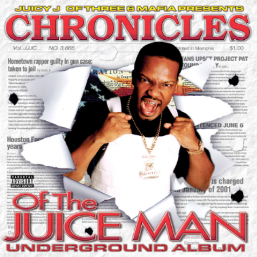 Juicy J - Chronicles of The Juice Man Exclusive Black Ice & Milky Clear Color Vinyl 2x LP Limited Edition #300 Copies