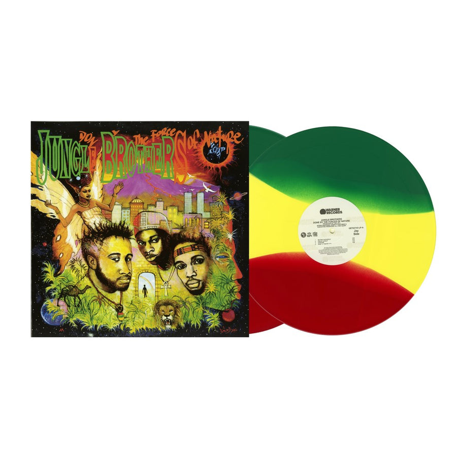 Jungle Brothers - Done By The Forces Of Nature Exclusive Limited Tri-Color Vinyl 2x LP + OBI