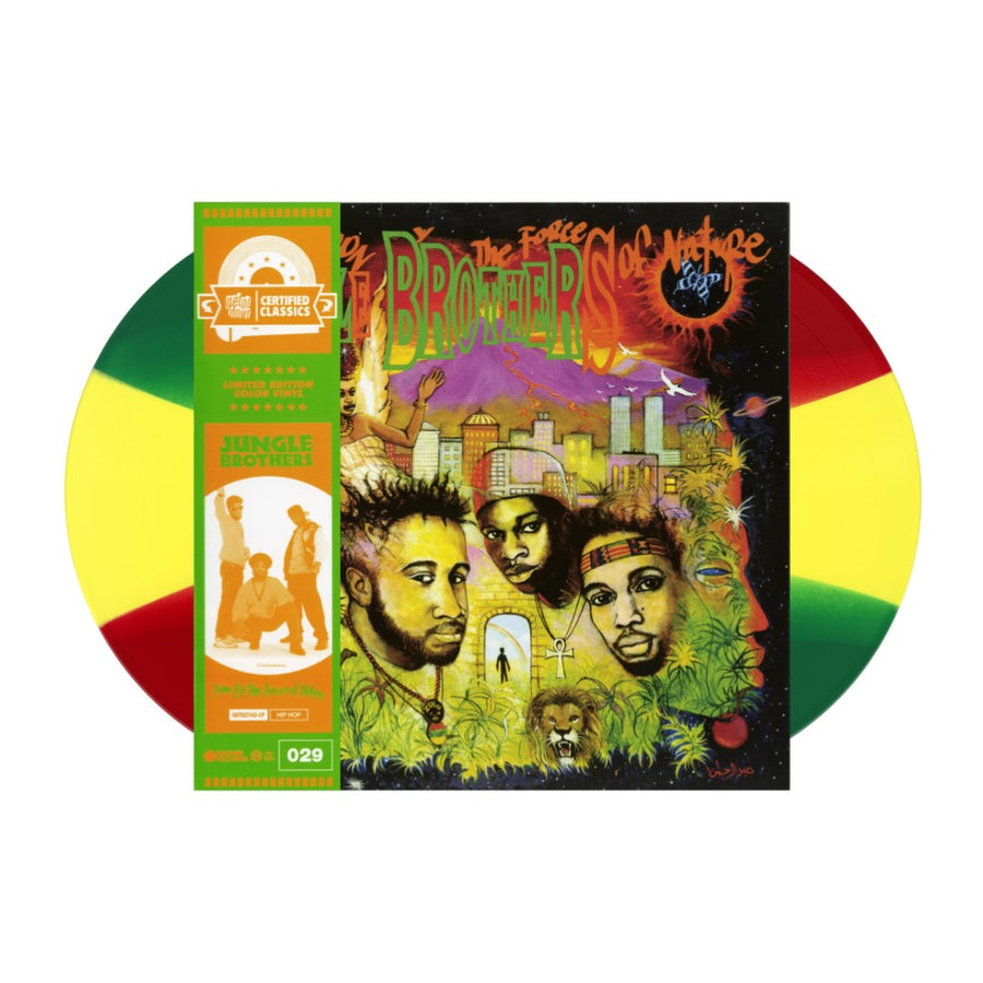 Jungle Brothers - Done By The Forces Of Nature Exclusive Limited Tri-Color Vinyl 2x LP + OBI