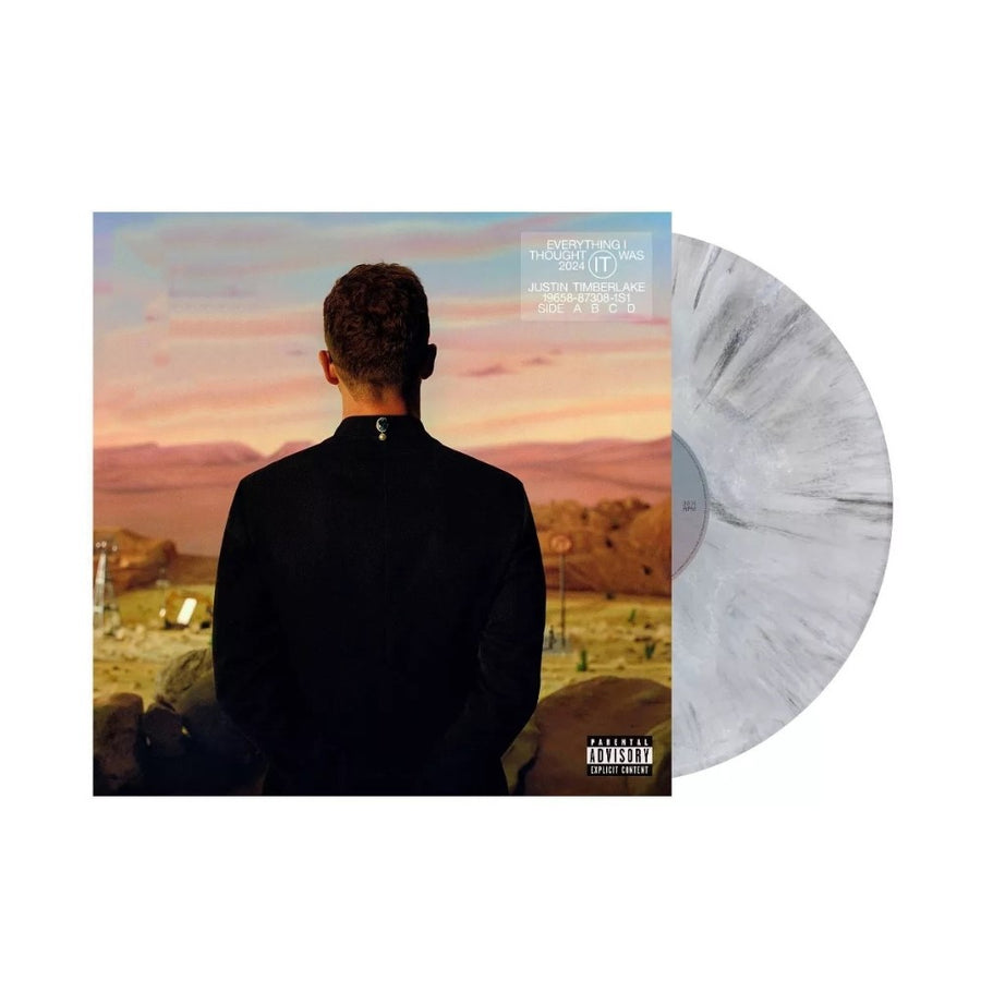 Justin Timberlake - Everything I Thought It Was Exclusive Limited Metallic Silver/Black Color Vinyl LP