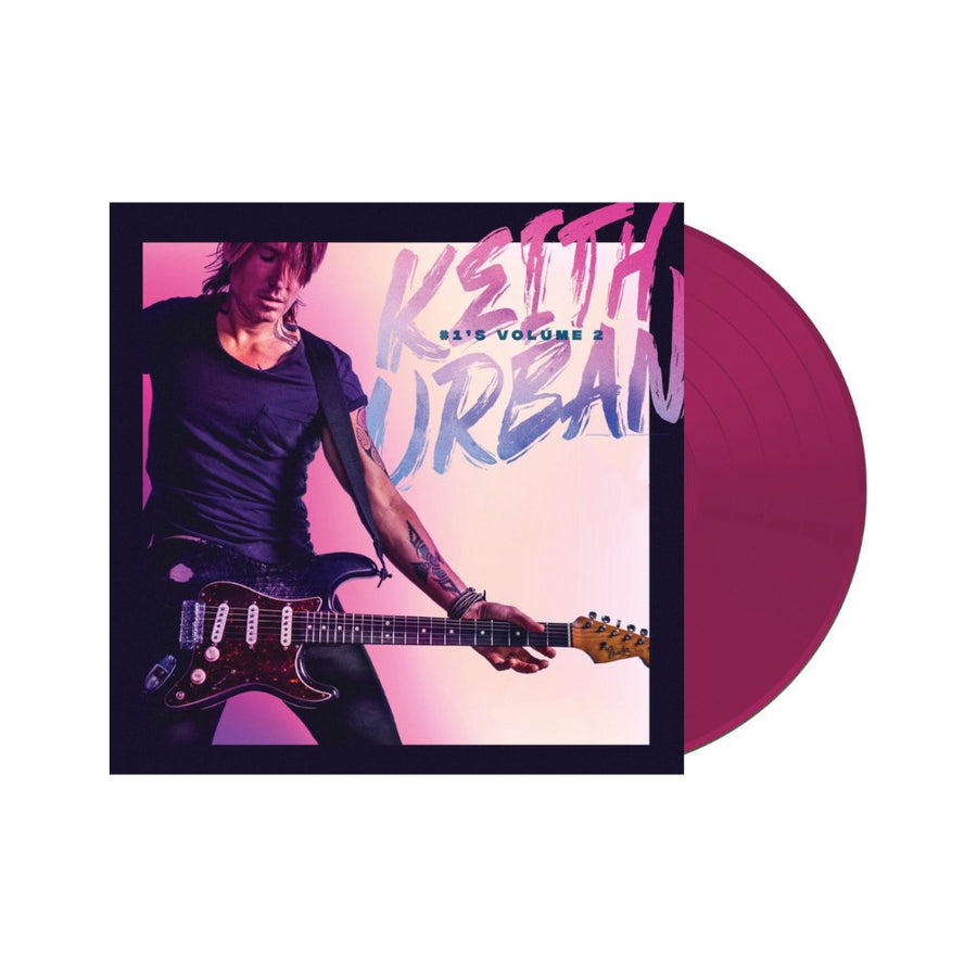 Keith Urban - #1's Vol. 2 Exclusive Limited Edition Grape Color Vinyl LP + Poster