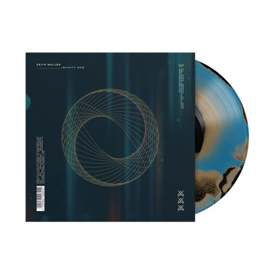 Keith Wallen - Infinity Now Exclusive Limited Aqua/Black/Gold Smush Color Vinyl LP