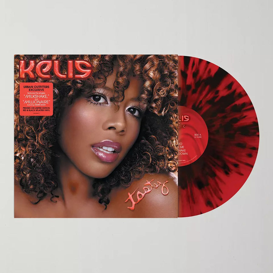 Translucent Ruby Vinyl Kelis Tasty Exclusive Translucent Ruby with Black Splatter Vinyl LP ...