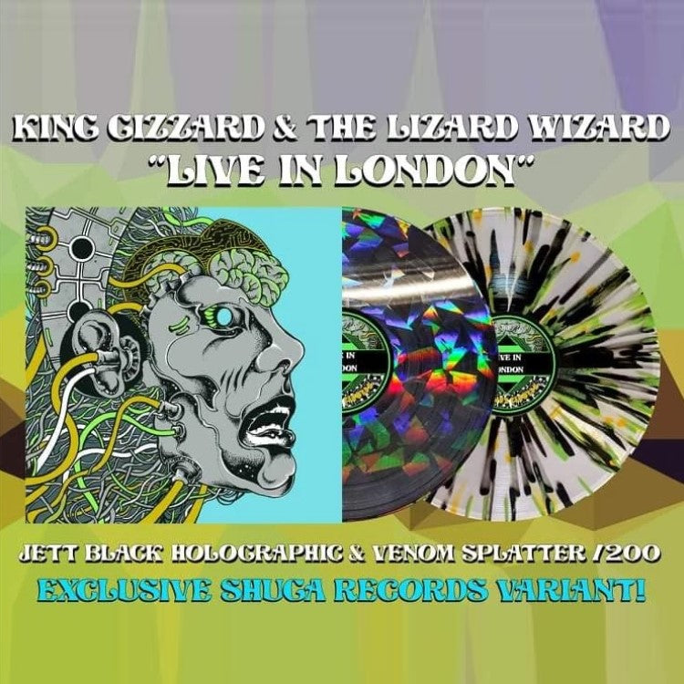 King Gizzard And The Lizard Wizard - Live In London 2019 Limited Edition Holographic Colored Vinyl 2x LP