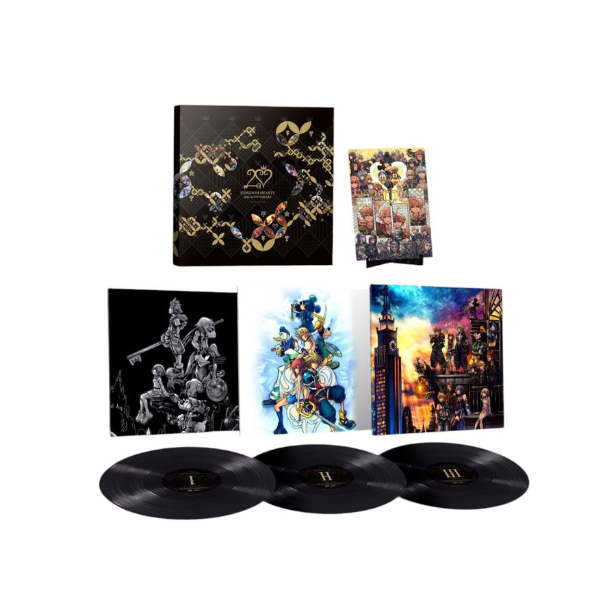 Kingdom Hearts 20th Anniversary Original Video Game Soundtracks Exclusive Limited Black Color Vinyl LP BoxSet