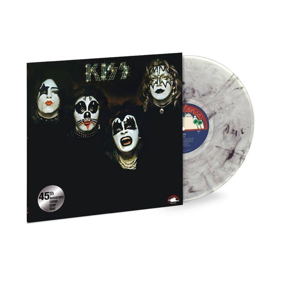 Kiss Exclusive Limited Clear/Black Swirls Color Vinyl LP