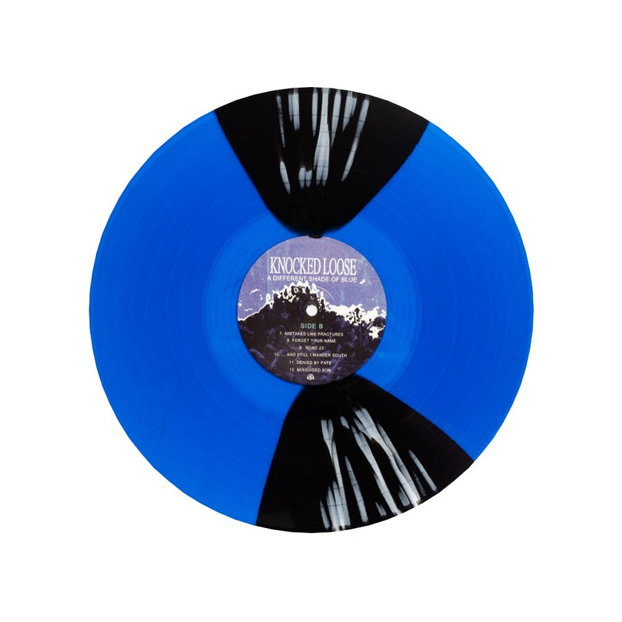 Knocked Loose - A Different Shade Of Blue Exclusive Black/Royal Blue/White Splatter Color Vinyl LP