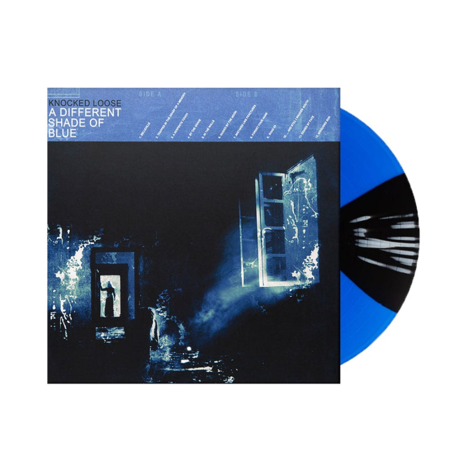 Knocked Loose - A Different Shade Of Blue Exclusive Black/Royal Blue/White Splatter Color Vinyl LP