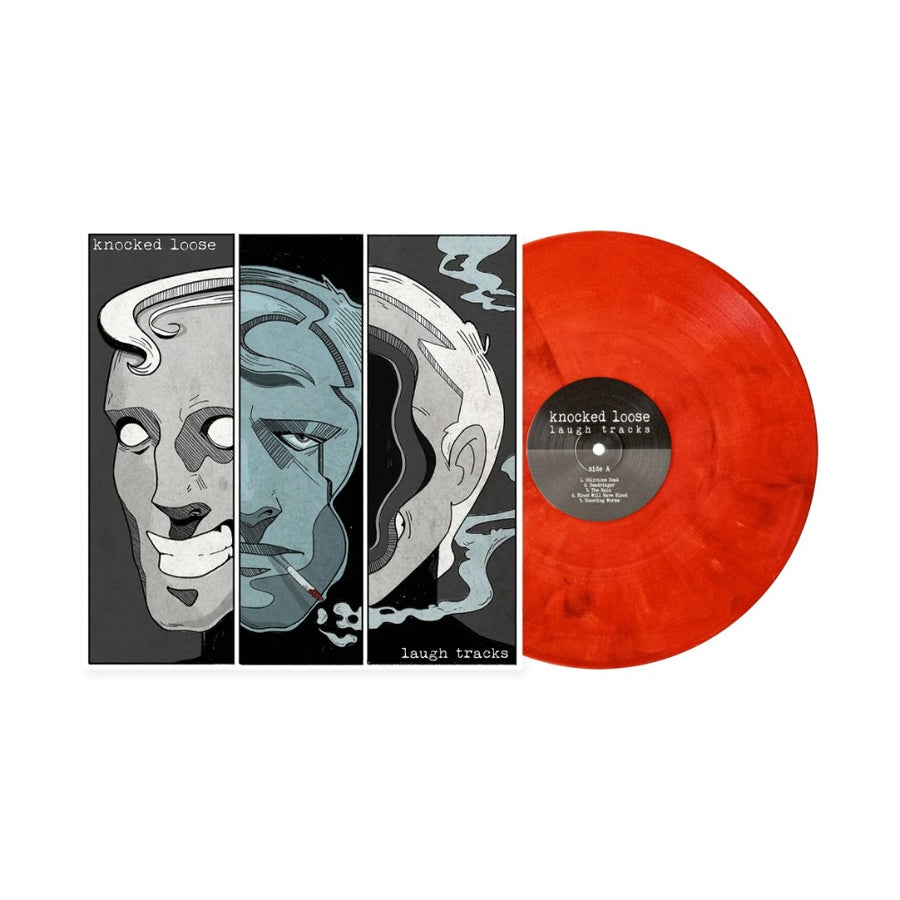 Knocked Loose - Laugh Tracks Exclusive Limited Edition Cherry Eco-Mix Color Vinyl LP