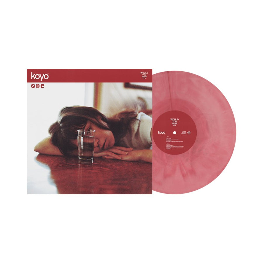 Koyo - Would You Miss It? Exclusive Limited Oxblood & Baby Pink Galaxy Color Vinyl LP