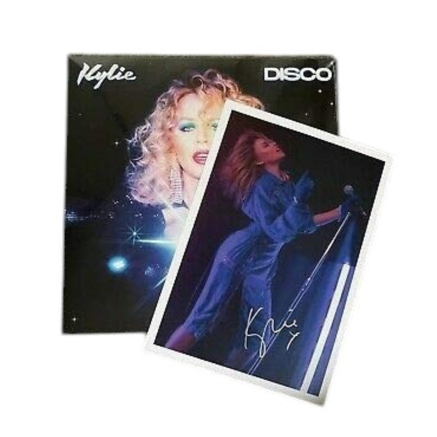 Kylie Minogue - Disco Exclusive Limited Black Color Vinyl LP + Rare Signed Art Print