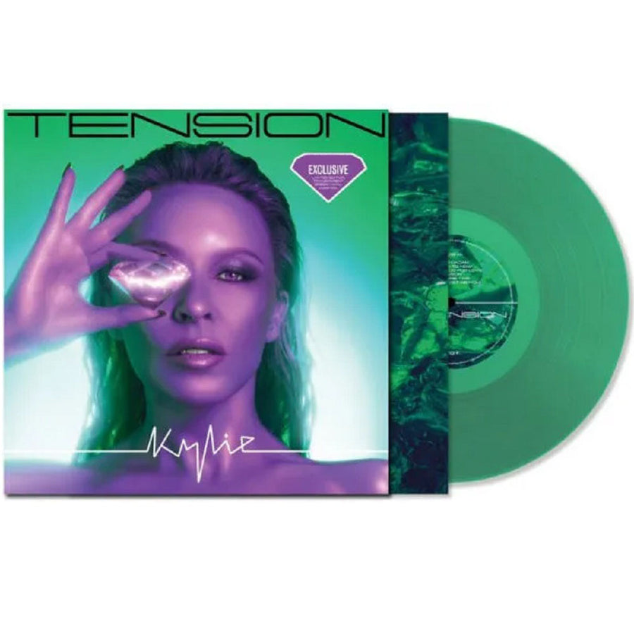 Kylie Minogue - Tension Exclusive Transparent Green Colored Vinyl LP with Alternate Cover Art