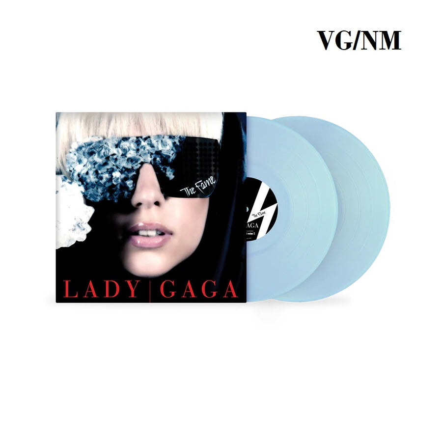 Lady Gaga The Fame Limited Edition Exclusive Light Blue Color Vinyl 2x LP VGNM
