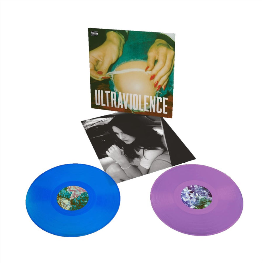 Lana Del Rey - Ultraviolence Exclusive Limited Edition Translucent Blue/Opaque Violet Color Vinyl 2x LP Record