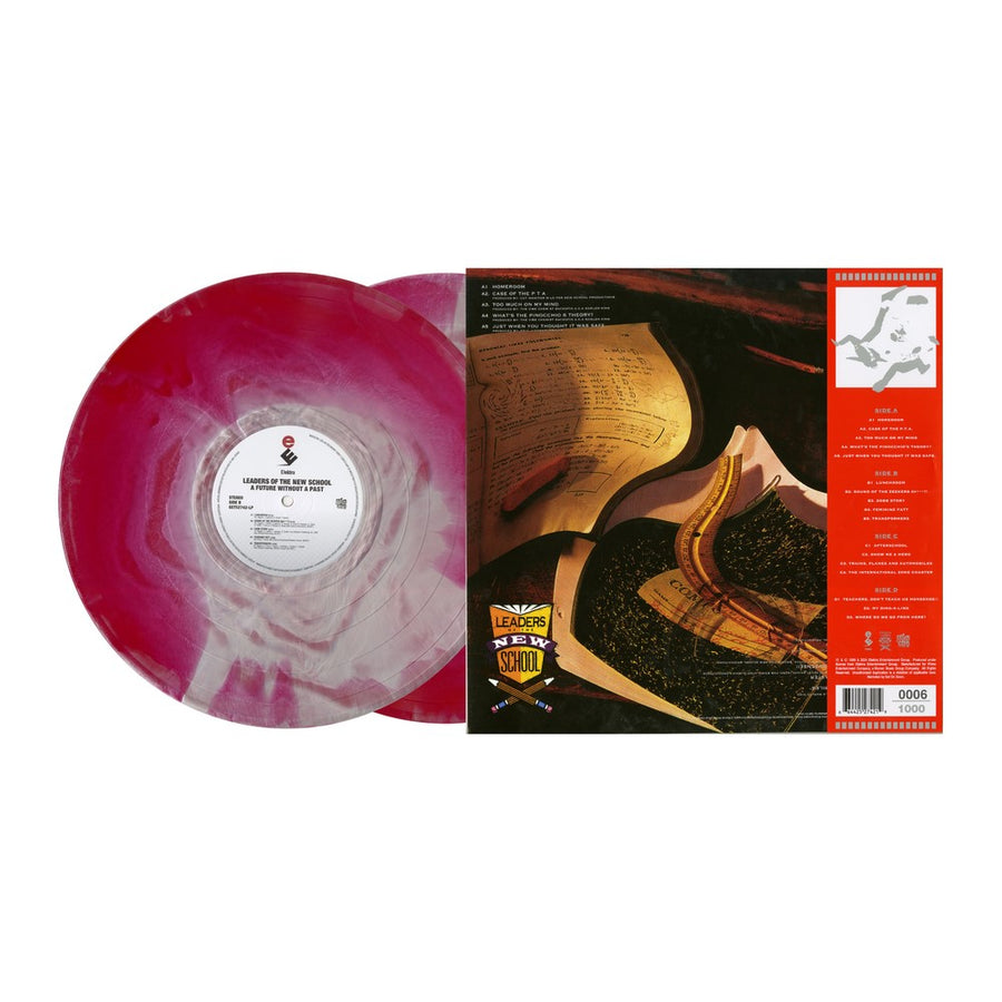 Leaders Of The New School - A Future Without A Past Exclusive Limited Red/Silver Color Vinyl 2x LP + OBI