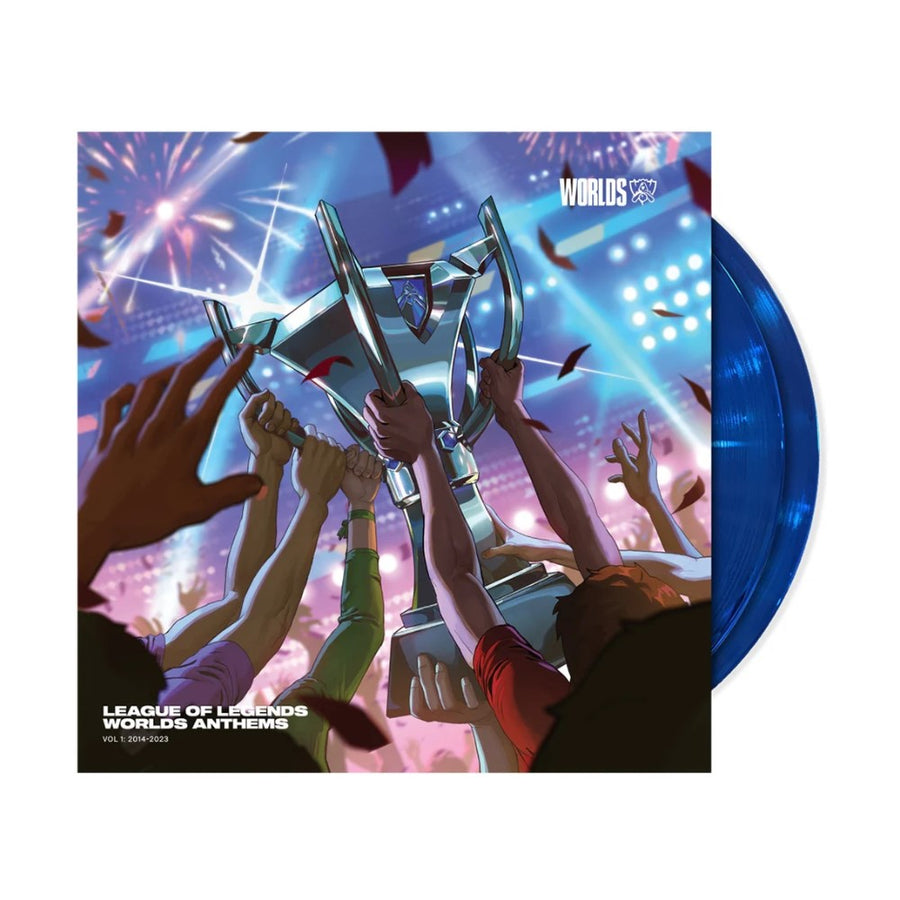 League of Legends Worlds Anthems Vol. 1: 2014-2023 Exclusive Limited Clear/Blue Smoke Color Vinyl LP