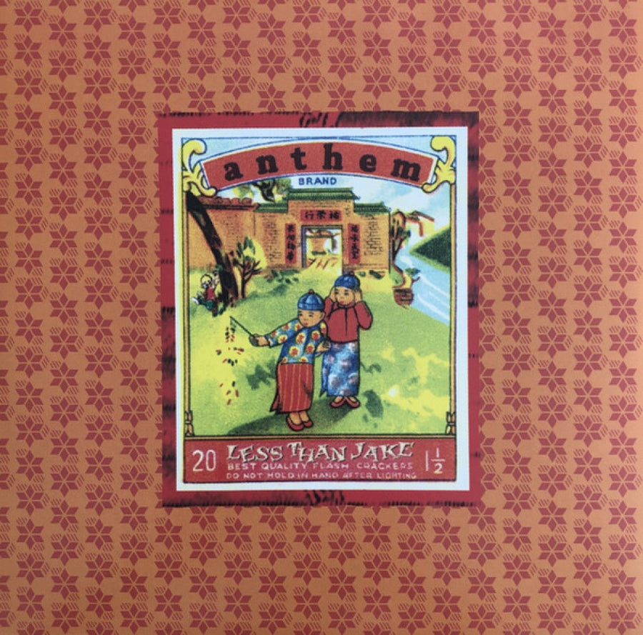 Less Than Jake Collection Less Than Jake - Anthem Exclusive Red/Orange Center Vinyl LP Record ...