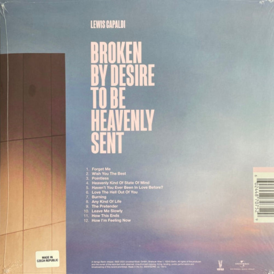 Lewis Capaldi - Broken by Desire to Be Heavenly Sent Exclusive Limited Edition Baby Pink Color Vinyl LP Record