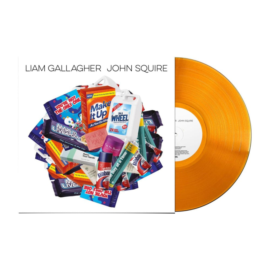 Liam Gallagher And John Squire Exclusive Limited Orange Eco Color Vinyl LP