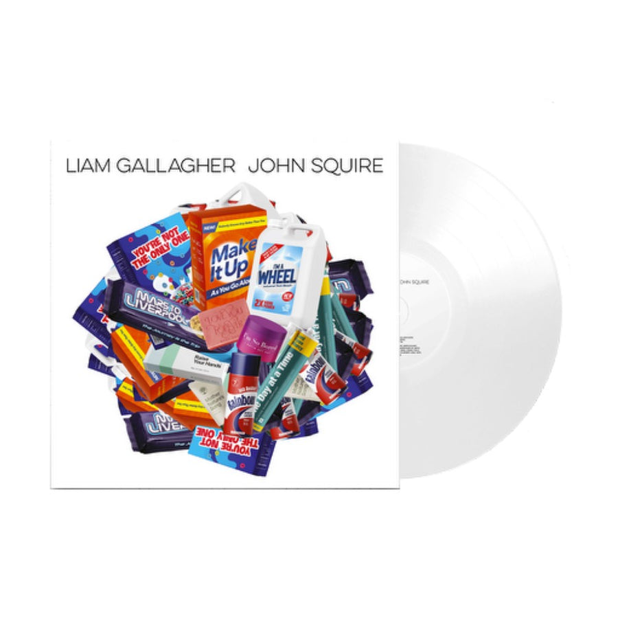 Liam Gallagher & John Squire Exclusive Limited White Color Vinyl LP