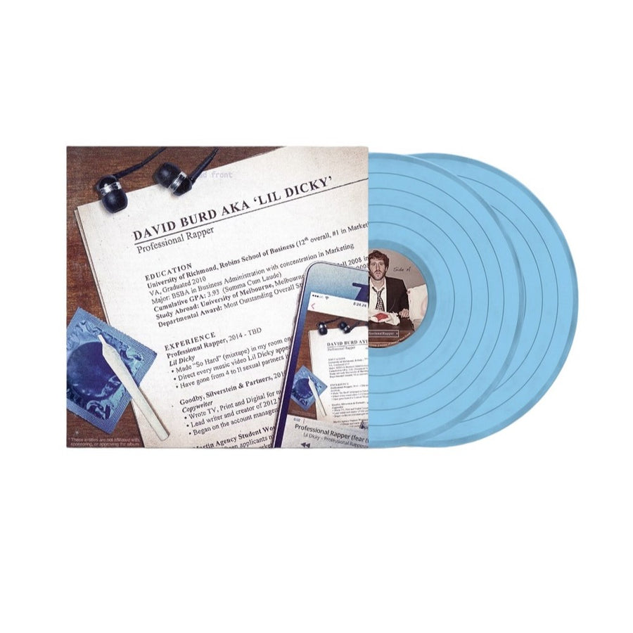 Lil Dicky - Professional Rapper Exclusive Limited Blue Color Vinyl 2x LP