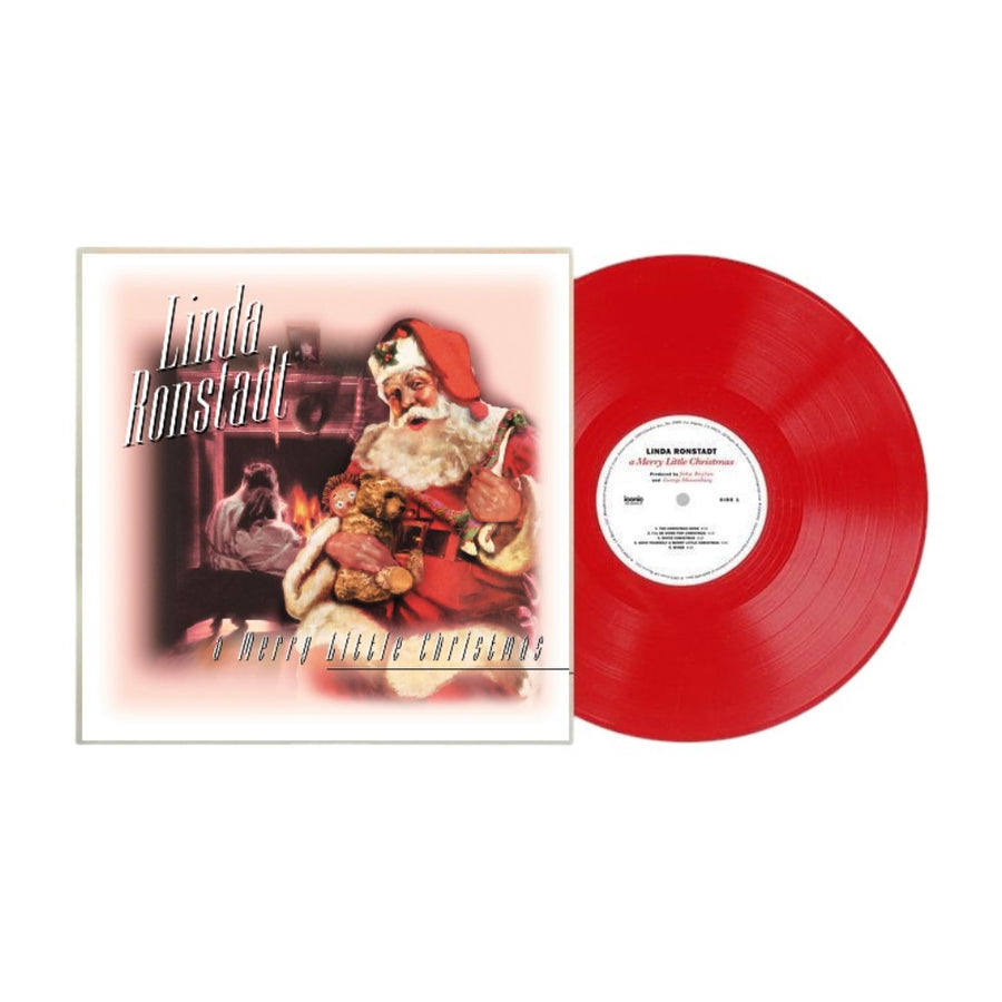 Linda Ronstadt - A Merry Little Christmas Exclusive Limited Poinsettia Red Color Vinyl LP